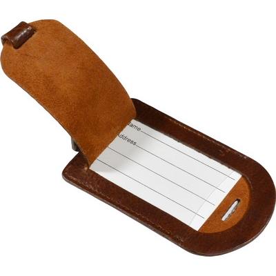 Image of Ashbourne Full Hide Leather Luggage Tag