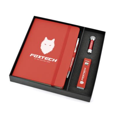 Image of Combi Set A5 Notebook & Matching Pen, Powerbank & Torch