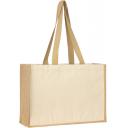 Image of Brookland Jute/10oz Canvas Tote